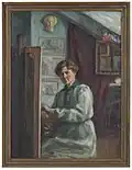 De l'atelier (autoportrait)-1913