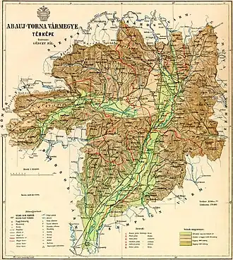 Localisation de Abaúj-Torna