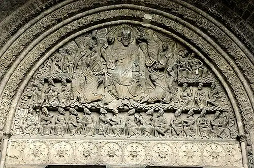 Tympan de l'Abbaye Saint-Pierre de Moissac.