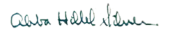 signature d'Abba Hillel Silver