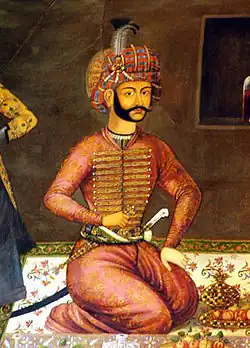 Portrait du chah Abbas II.