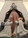 La Vierge auxiliatrice de l'abbatiale de Pontigny.