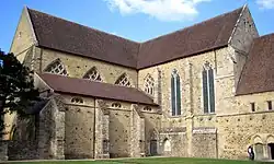 L'abbatiale.