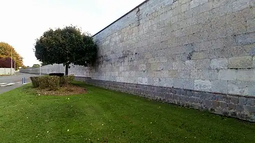 Le mur de l'Enclos en 2018.