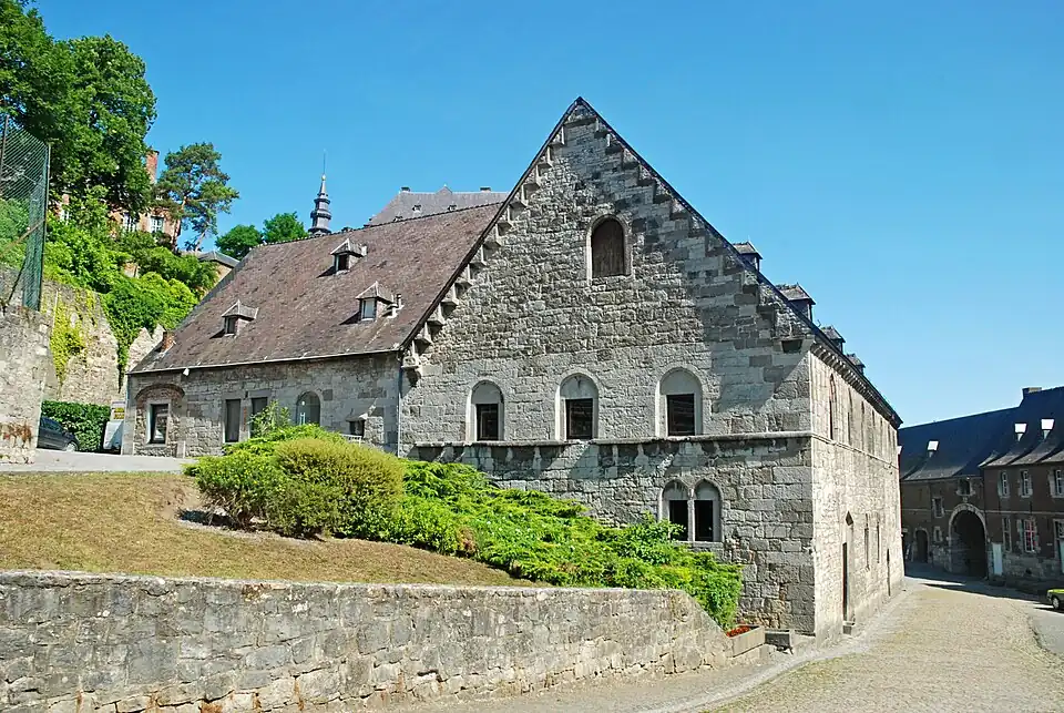 Pignon du moulin-brasserie.
