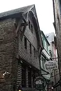 Encorbellement, commune du Mont-Saint-Michel.