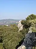 Abbaye vue de la Roque-Alric.