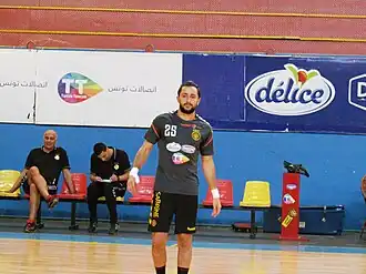 Abdelhak Ben Salah sous les couleurs de l'Espérance sportive de Tunis.