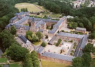 Vue générale de l'abbaye.