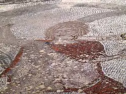 Détail de la mosaïque d'Hylas, maison de Vénus
