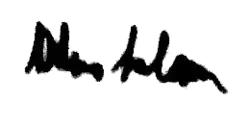 Signature de Muhammad Abdus Salam