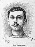 Abel d'Hautefeuille en 1884 (champion de France en skiff);