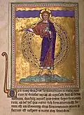 création de l'eau et du firmament, Bestiaire d'Aberdeen (XIIe&nbsp;siècle)