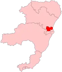 Carte de la circonscription