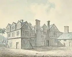 Abervechan, vue de l'arrière, 1796.