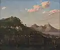 Vue du quartier de Gamboa à Rio de Janeiro, huile sur toile, 1852, Museu Nacional de Belas Artes, Rio de Janeiro.