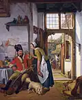 Intérieur d'une auberge (1825) par Abraham van Strij