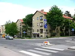 Les maisons d'Abrahamsberg construites vers 1939.