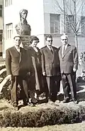 Haïm Abravanel et Avram Sadikario, commémoration des familles Abravanel et Levy, d'Estria Ovadia (en) et la communauté des Juifs de Macédoine