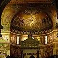 Abside de la basilique Sainte-Marie-du-Trastevere (Rome)