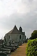 Abside, façade est.