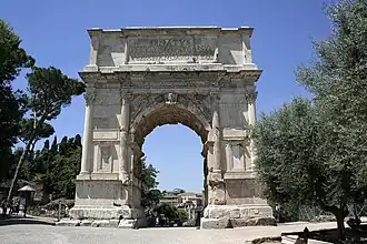 Arc de Titus, Ier siècle, Rome.