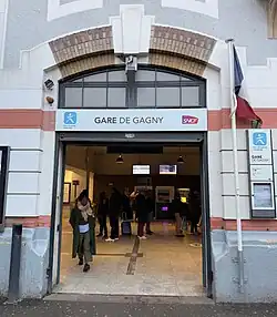 L'accès no&nbsp;1 « Gagny - Place de Verdun ».