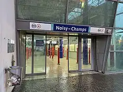 L'accès no&nbsp;3 « Boulevard Newton ».