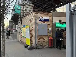 L'accès no&nbsp;1 « Rue Desaix ».