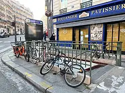 L'accès no&nbsp;2 « Rue Monge ».