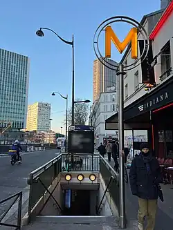 L'accès no&nbsp;4, « Rue Vandamme ».