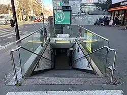 L'accès no&nbsp;8 « Avenue du Général Leclerc ».