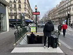 L'accès no&nbsp;1 « Boulevard de Sébastopol ».