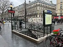 L'accès no&nbsp;3 « Boulevard Montmartre ».