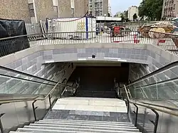 L'accès no&nbsp;1 « Boulevard du Général Leclerc ».