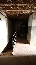 Accès vers l'étage inférieur.