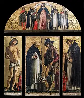 Polyptyque d'Andrea da MuranoGaleries de l'Académie de Venise.