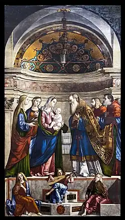 Présentation de Jésus au temple, 1510, Gallerie dell'Accademia de Venise.