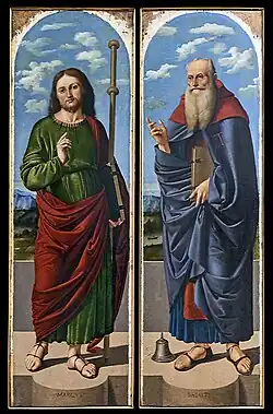 Antoine le Grand et Jacques le majeur Gallerie dell'Accademia de Venise