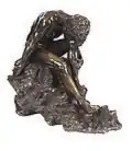 Le Penseur, statuette en bronze (1890) Musée du Sénat du Brésil.