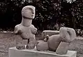 Adam et Ève dans les jardins du Musée ouvert de Téfen