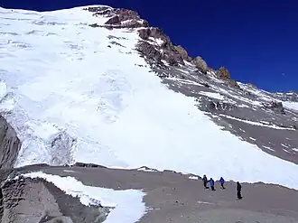 Vue du glacier.