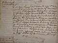 Acte de décès et d'inhumation du général Lapisse, 1er août 1809.