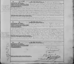 Acte de décès du roi Léopold&nbsp;II.