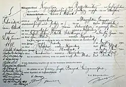 Acte de naissance