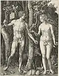 La Chute de l’homme, Albrecht Dürer.