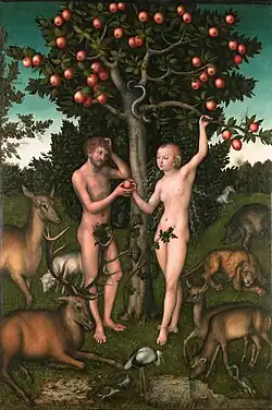 Adam et Ève, Lucas Cranach l'Ancien