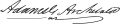 Signature de Adams George Archibald