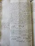 Adjudication de la ferme des Barres.
