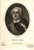 Suffren selon une illustration anglaise de 1801.